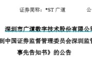 八字事业顶格重罚！*ST广道实控人被终身市场禁入